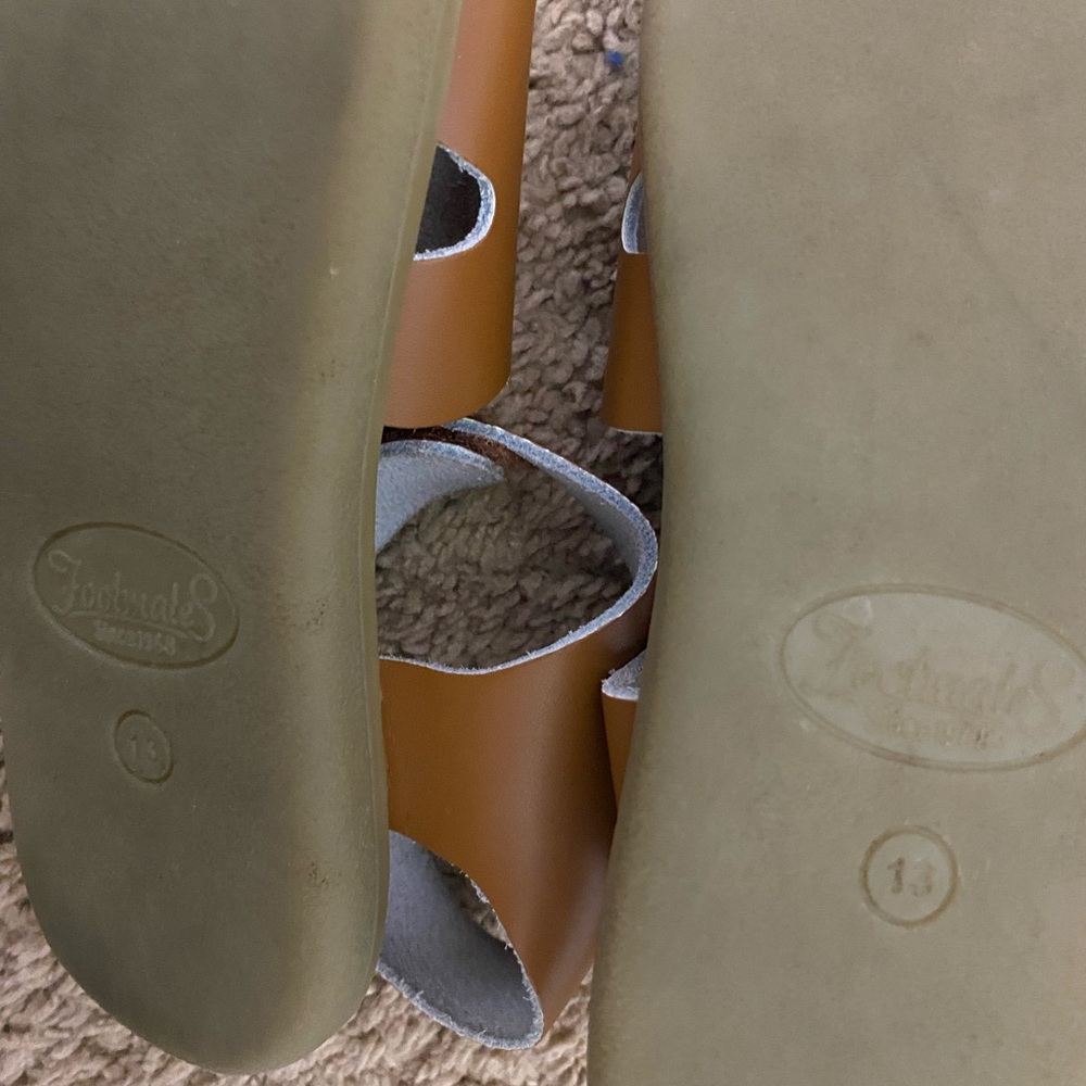 Brown Leather Sandals with Comfortable Sole